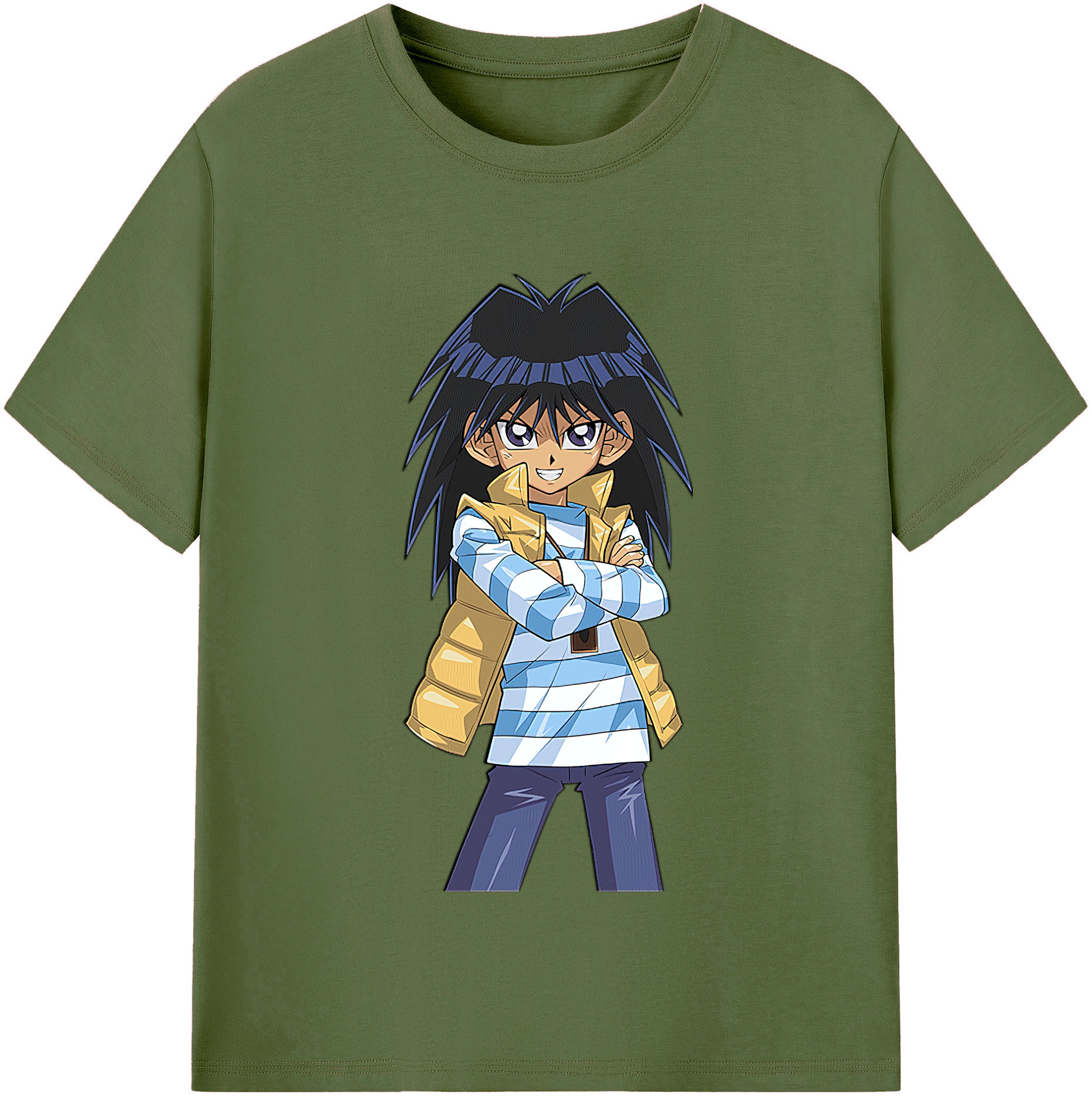 （画像用） 遊☆戯☆王 Yu-Gi-Oh! 綿100％半袖Tシャツ（フロントプリント）